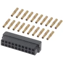 HARWIN Datamate PCB Connector Kit Containing Crimps, 20 way DIL Female Shell M80-8892005
