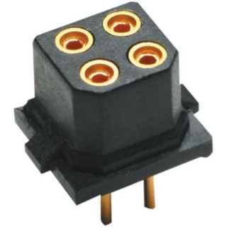 HARWIN Through Hole Board-to-Board PCB Socket 10-Contact, 2 Row, 2 mm Pitch, 12A, 120V, Nylon Housing, Gold M80-8501045