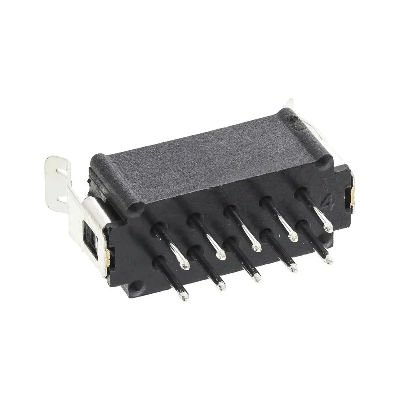 HARWIN Datamate L-Tek Series Straight Through Hole PCB Header, 10 Contact(s), 2 mm Pitch, 2 Row, Shrouded M80-8531042