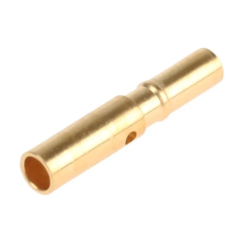 HARWIN Datamate Series Female Crimp Terminal, 3A Current, 22 AWG Wire Size, Gold Plated, Beryllium Copper Alloy M80-0110005