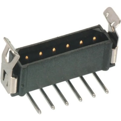 HARWIN Datamate L-Tek Series Right Angle Through Hole PCB Header 4 Contacts 2mm Pitch 1 Row Shrouded M80-8420442