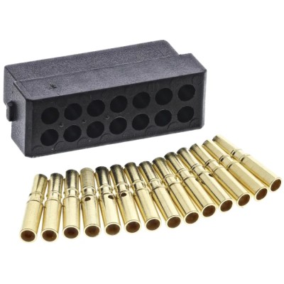 HARWIN Datamate PCB Connector Kit with Crimps, 14 Way DIL Female Shell M80-8881405