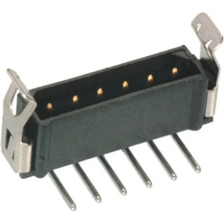 HARWIN Datamate L-Tek Series Right Angle Through Hole PCB Header, 3 Contacts, 2 mm Pitch, 1 Row, Shrouded M80-8420342