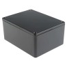 RS PRO Black Black Lid Die Cast Aluminium EMI/RFI Shielded Enclosure IP66, 55.1 mm x 114.7 mm x 89.7 mm IP66