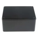 RS PRO Black Black Lid Die Cast Aluminium EMI/RFI Shielded Enclosure IP66, 55.1 mm x 114.7 mm x 89.7 mm IP66