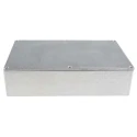 RS PRO Silver Silver Lid Die Cast Aluminium Enclosure, IP66, 55.9 mm x 222.1 mm x 145.9 mm IP66