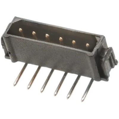 HARWIN Datamate L-Tek Series Right Angle Through Hole PCB Header, 4 Contacts, 2 mm Pitch, 1 Row, Shrouded M80-8430442