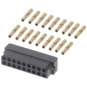 HARWIN Datamate PCB Connector Kit with 18 Way DIL Female Shell, Connector Kit M80-8881805