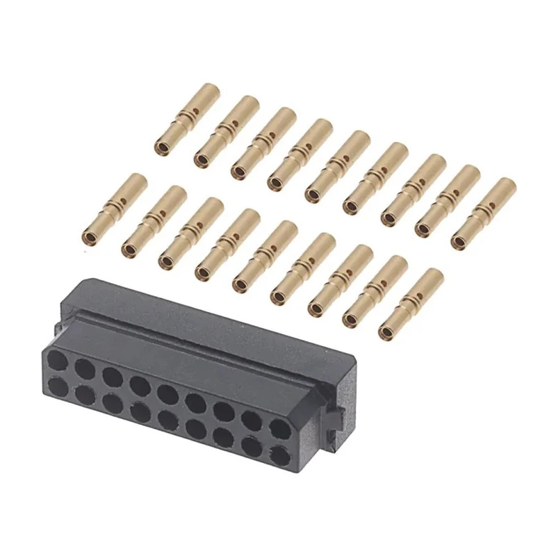 HARWIN Datamate PCB Connector Kit with 18 Way DIL Female Shell, Connector Kit M80-8881805