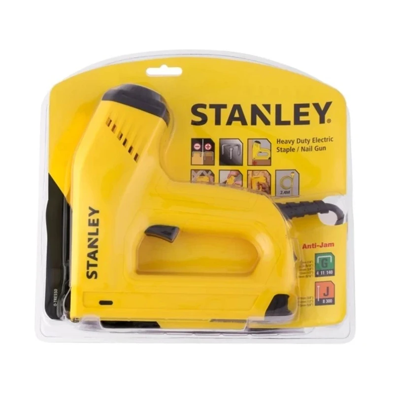 Stanley Corded Nail Gun with D-Handle, 14mm Nail Length, 240V, 0-TRE550