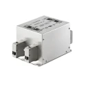 Schaffner Single Phase DIN Rail EMC Filter 16 A 250V ac 400Hz Terminal Block FN2412