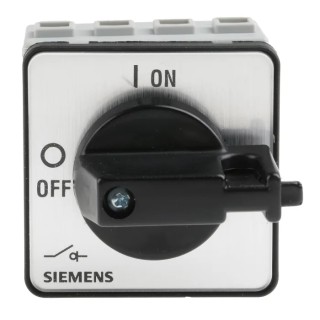 Siemens 3-Pole Panel Mount Isolator Switch 16A 8kW IP65