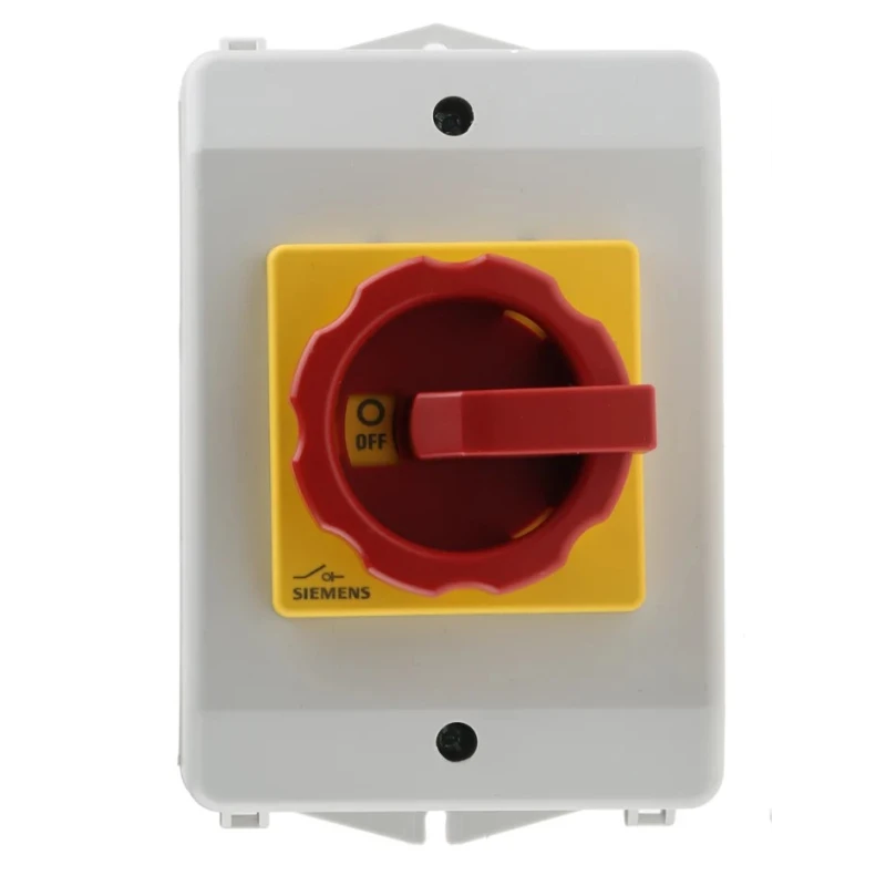 Siemens 3-Pole Front Isolator Switch IP65, 16A, 8 kW, 690V ac, Screw Terminal 