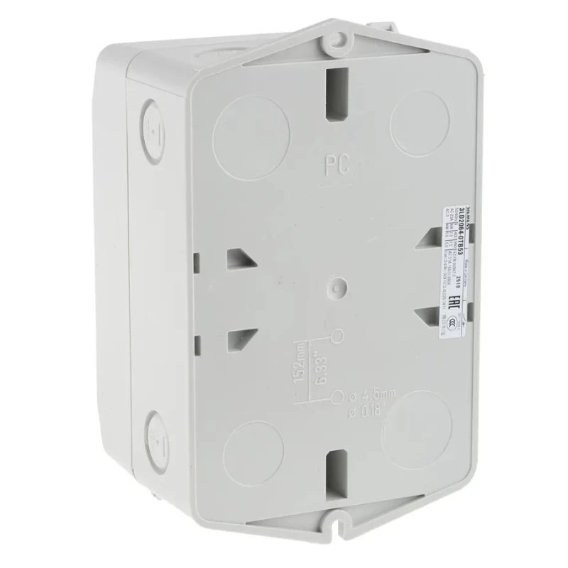Siemens 3-Pole Front Isolator Switch IP65, 16A, 8 kW, 690V ac, Screw Terminal 
