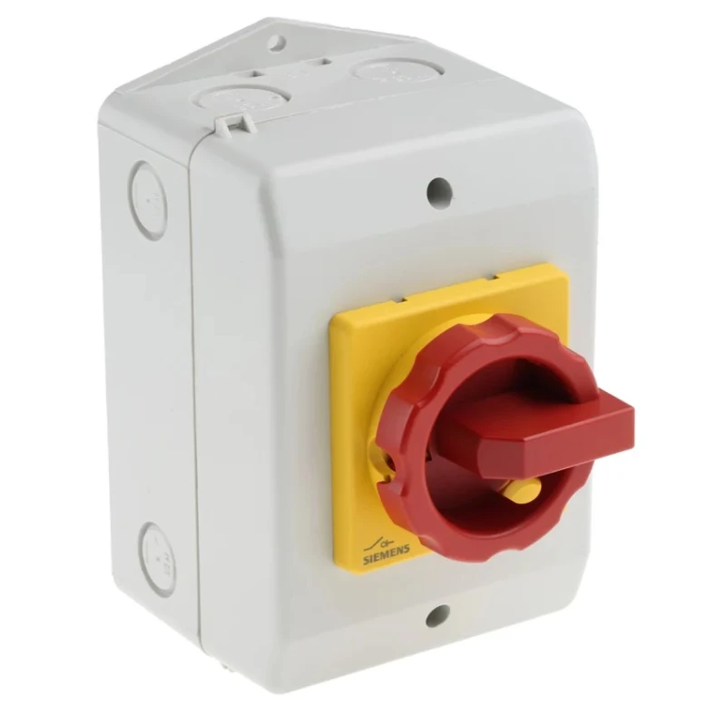 Siemens 3-Pole Front Isolator Switch IP65, 16A, 8 kW, 690V ac, Screw Terminal 