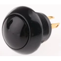Otto P9 Series Push Button Switch Momentary Panel Mount 0.5 in Cutout SPDT Black LED IP68 28 V dc 115 V ac P9113122W