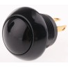 Otto P9 Series Push Button Switch Momentary Panel Mount 0.5 in Cutout SPDT Black LED IP68 28 V dc 115 V ac P9113122W