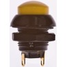 Otto P9 Series Push Button Switch Momentary Panel 0.5 in Cutout SPDT Yellow LED IP68 28 V dc 115 V ac P9213124W
