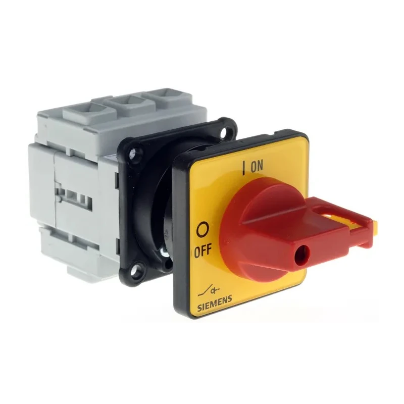 Siemens 3-Pole Panel Mount Isolator Switch IP65, 32A, 12 kW, 690V AC, Series 3LD, Model 