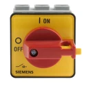 Siemens 3-Pole Panel Mount Isolator Switch IP65 32A 12kW 690V AC SENTRON Series 