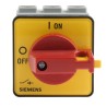 Siemens 3-Pole Panel Mount Isolator Switch IP65 32A 12kW 690V AC SENTRON Series
