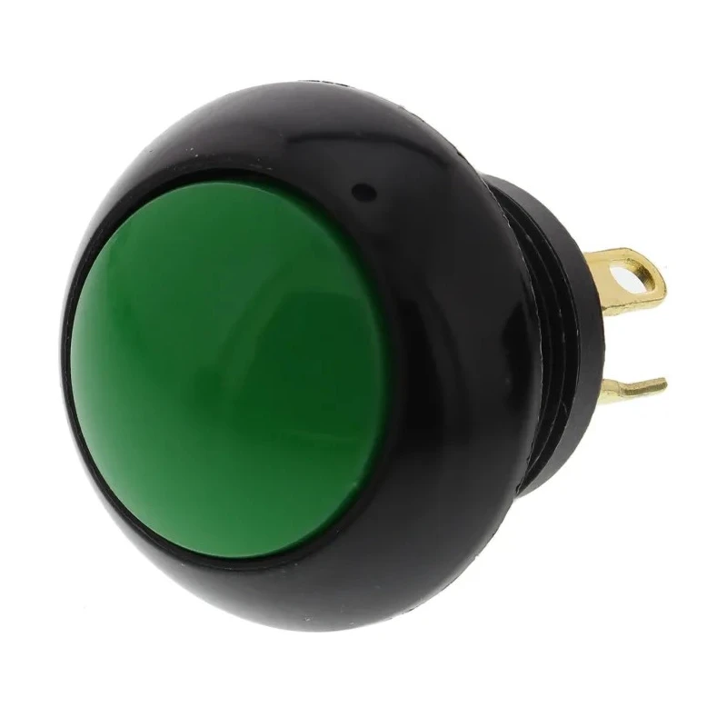 Otto P9 Series Momentary Panel Mount Push Button Switch SPDT Green LED IP68 28 V dc 115 V ac P9113125W
