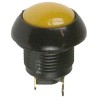 Otto P9 Series Momentary Push Button Switch, Panel Mount, 0.5 in Cutout, SPDT, Yellow LED, IP68, 28 V dc 115 V ac P9113124W