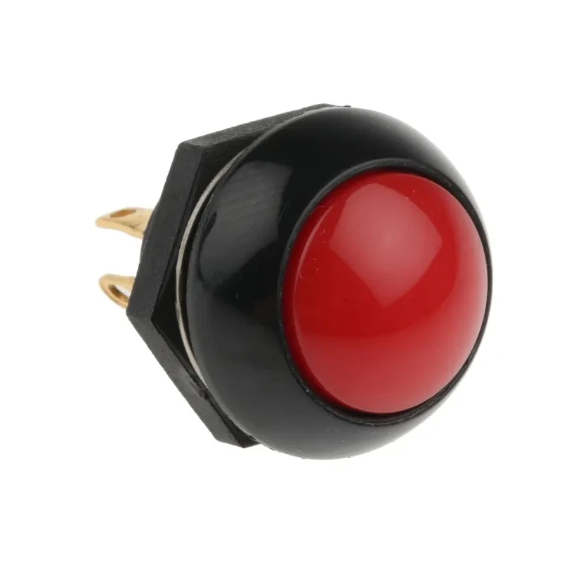 Otto P9 Series Momentary Push Button Switch Panel Mount SPDT Red LED IP68 28 V dc 115 V ac P9113121W