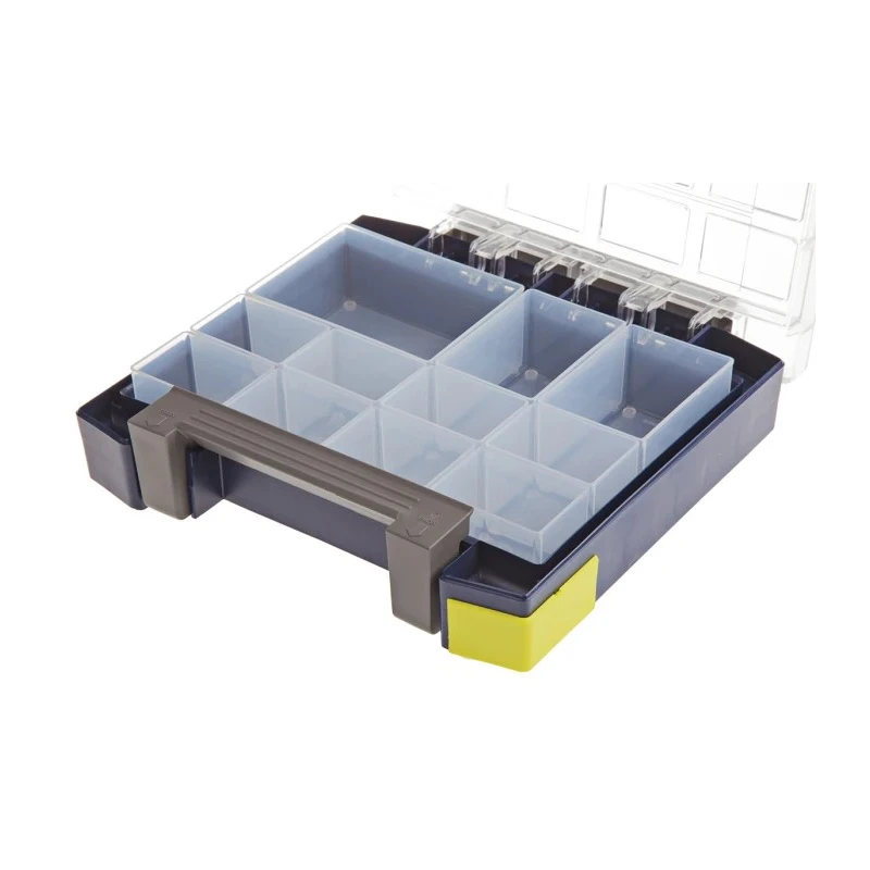Raaco 11 Cell Grey Polycarbonate, Polypropylene Compartment Box 55 mm x 241 mm x 225 mm 134774