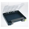 Raaco Adjustable Compartments 10 Cell Grey Polypropylene Polycarbonate Compartment Box 55mm x 241mm x 225mm 138260