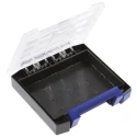 Raaco Adjustable Compartments 10 Cell Grey Polypropylene Polycarbonate Compartment Box 55mm x 241mm x 225mm 138260