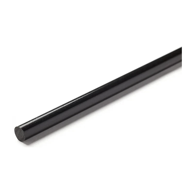 RS PRO Black Nylon Rod 1 m Length 60 mm Diameter, Tensile Strength 75MPa, Hardness M 88 Rockwell, Operating 514-382