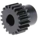 RS PRO Steel 20 Teeth Spur Gear, 1 Module, 8mm Bore Diameter, 20 mm Pitch Diameter, 16 mm Hub Diameter, 10 mm Face 521-6244