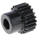 RS PRO Steel 20 Teeth Spur Gear, 1 Module, 8mm Bore Diameter, 20 mm Pitch Diameter, 16 mm Hub Diameter, 10 mm Face 521-6244