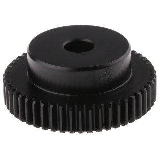 RS PRO Steel 50 Teeth Spur Gear, 1 Module, 10mm Bore, 50mm Pitch Diameter, 35mm Hub Diameter 521-6351