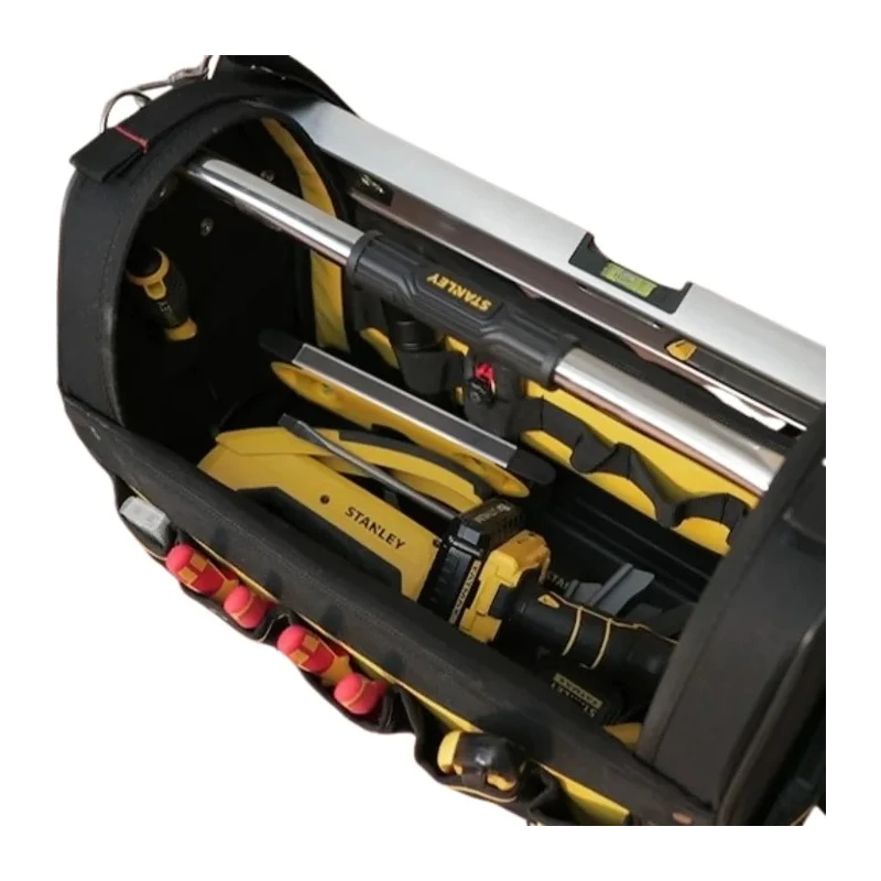 Stanley FATMAX Fabric Tool Bag with Shoulder Strap 480mm x 470mm x 345mm 1-93-951