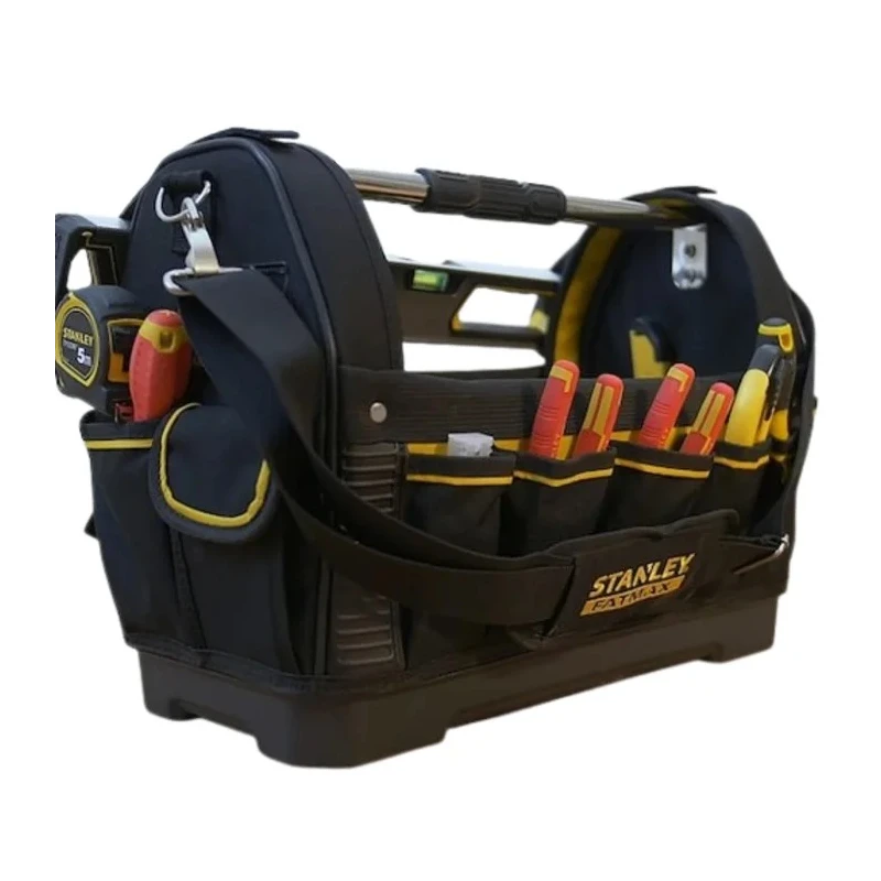 Stanley FATMAX Fabric Tool Bag with Shoulder Strap 480mm x 470mm x 345mm 1-93-951