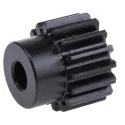 RS PRO Steel 16 Teeth Spur Gear, 1.5 Module, 8mm Bore, 24 mm Pitch Diameter, 20 mm Hub Diameter 521-6418