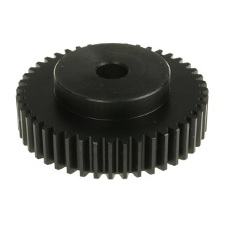 RS PRO Steel 44 Teeth Spur Gear 2 Module 15mm Bore 88 mm Pitch Diameter 55 mm Hub Diameter 521-6660