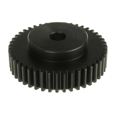 RS PRO Steel 44 Teeth Spur Gear 2 Module 15mm Bore 88 mm Pitch Diameter 55 mm Hub Diameter 521-6660