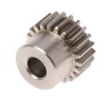 RS PRO Stainless Steel 22 Teeth Spur Gear 1 Module 8mm Bore 22 mm Pitch Diameter 18 mm Hub Diameter 521-6733