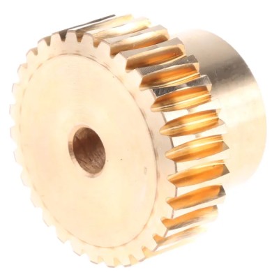 NEUTRAL Bronze 0.8 Module Worm Wheel Gear 30 Tooth 18 mm Hub Diameter 24.16 mm Pitch Diameter 18 mm Face Width 521-6840