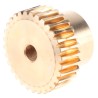 NEUTRAL Bronze 0.8 Module Worm Wheel Gear 30 Tooth 18 mm Hub Diameter 24.16 mm Pitch Diameter 18 mm Face Width 521-6840