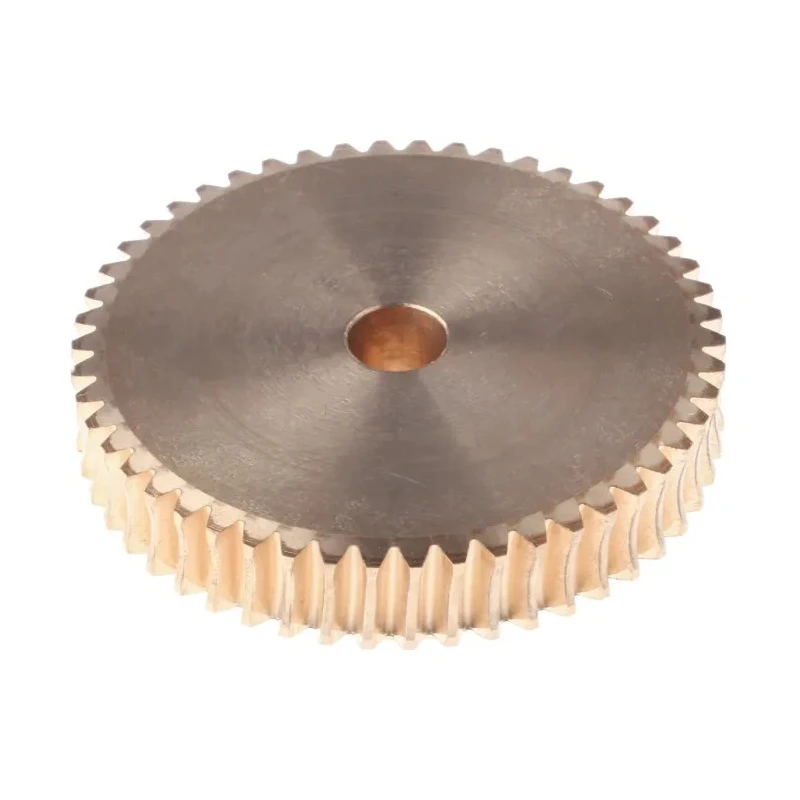 NEUTRAL Bronze 1 Module Worm Wheel Gear 50 Tooth, 30 mm Hub Diameter, 50 mm Pitch Diameter, 20 mm Face Width 521-6979