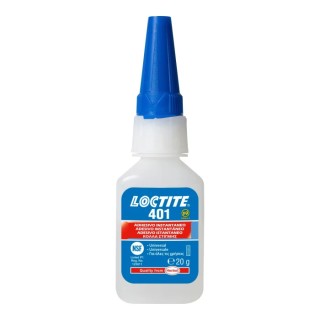 Loctite 20 g Clear Liquid Super Glue, Ethyl Cyanoacrylate, -40°C to 120°C LOCTITE® 401