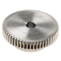 RS PRO Stainless Steel 56 Teeth Spur Gear, 1 Module, 10mm Bore, 56 mm Pitch Diameter, 40 mm Hub Diameter 521-6799