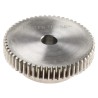 RS PRO Stainless Steel 56 Teeth Spur Gear, 1 Module, 10mm Bore, 56 mm Pitch Diameter, 40 mm Hub Diameter 521-6799
