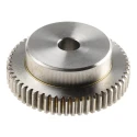 RS PRO Stainless Steel 56 Teeth Spur Gear, 1 Module, 10mm Bore, 56 mm Pitch Diameter, 40 mm Hub Diameter 521-6799