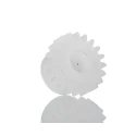 RS PRO Polyoxymethylene 20 Teeth Spur Gear 0.5 Module 4mm Bore 10mm Pitch Diameter 8mm Hub Diameter 521-7023