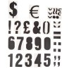 RS PRO Black Numeric Label, 75 mm Character Height 514-852